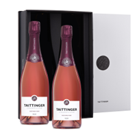 Buy & Send Taittinger Nocturne Rose Sec Champagne 75cl in Branded Monochrome Gift Box